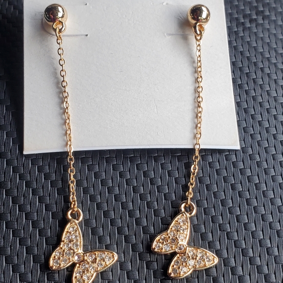 Jessica Simpson Butterfly Earrings - Picture 6 of 9